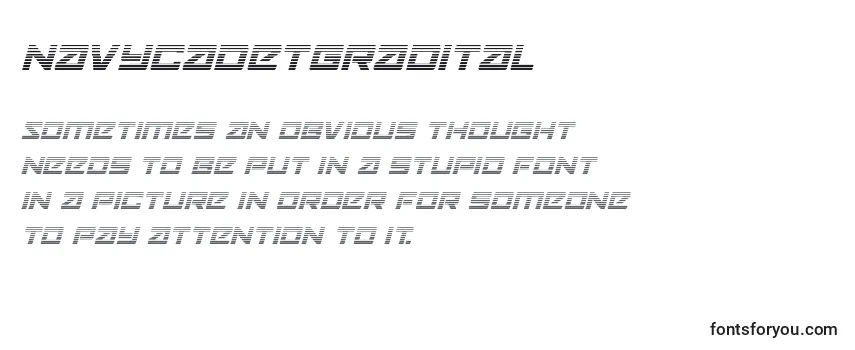 Navycadetgradital Font