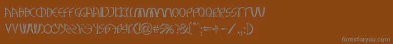 Подробнее о шрифте AGreaterFoundationBold Шрифт AGreaterFoundationBold – серые шрифты на коричневом фоне