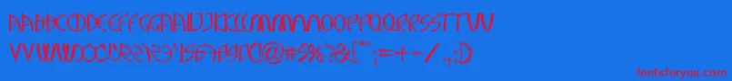 En savoir plus sur la police AGreaterFoundationBold Police AGreaterFoundationBold – polices rouges sur fond bleu