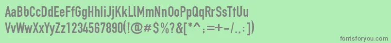 Tgl01451eng Font – Gray Fonts on Green Background