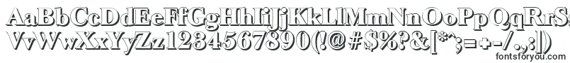 BaskeroldshadowHeavyRegular Font – Geometric Fonts