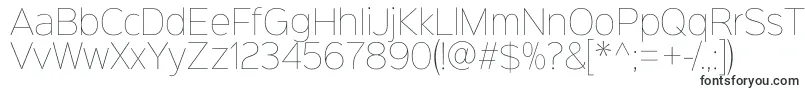 Шрифт Sinkinsans100thin – шрифты для Adobe Photoshop