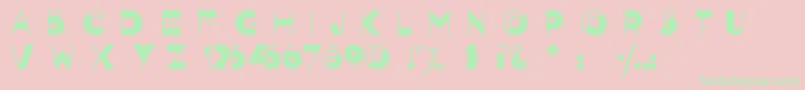 More about Nightcap Font Nightcap Font – Green Fonts on Pink Background