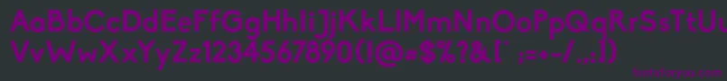 BikoBold Font – Purple Fonts on Black Background