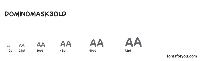 Dominomaskbold Font Sizes