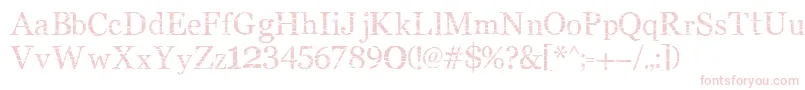 SmMiddlism Font – Pink Fonts on White Background