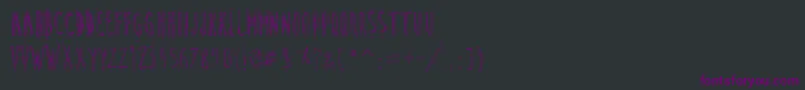 CuteCartoon Font – Purple Fonts on Black Background