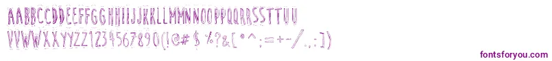 CuteCartoon-fontti – violetit fontit
