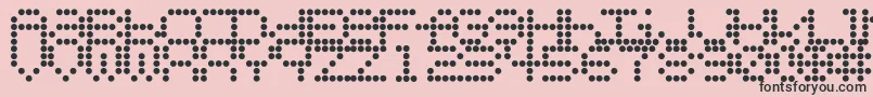Urlybird Font – Black Fonts on Pink Background