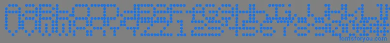 Urlybird Font – Blue Fonts on Gray Background