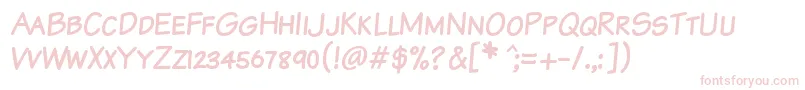 KomikaTextKaps Font – Pink Fonts