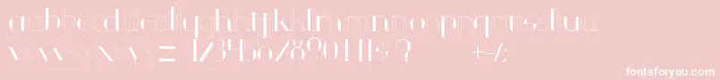Chula Font – White Fonts on Pink Background