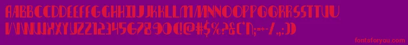 fuente Nathanbrazilcond – Fuentes Rojas Sobre Fondo Morado