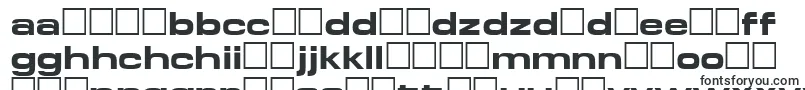 Federationbold-Schriftart – slowakische Schriften