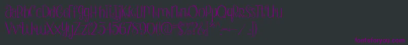Подробнее о шрифте StrawberryWhippedCream2 Шрифт StrawberryWhippedCream2 – фиолетовые шрифты на чёрном фоне