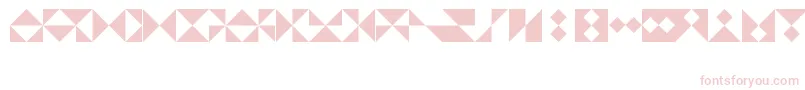 TrianglesLtRegular Font – Pink Fonts