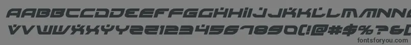 Шрифт Battlefieldv4boldital – чёрные шрифты на сером фоне
