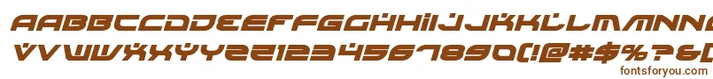 Шрифт Battlefieldv4boldital – коричневые шрифты на белом фоне