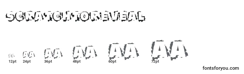 Scratchtoreveal Font Sizes