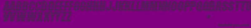 Former Font – Black Fonts on Purple Background