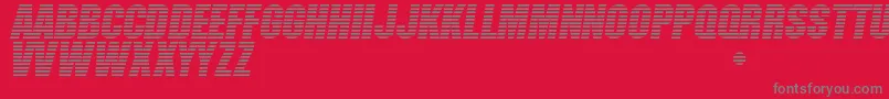 フォントFormer – 赤い背景に灰色の文字