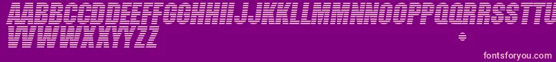 Former Font – Pink Fonts on Purple Background