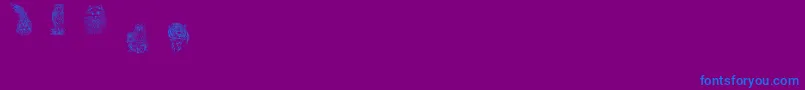 Lisätietoja BabysBreathregular-fontista BabysBreathregular-fontti – siniset fontit violetilla taustalla