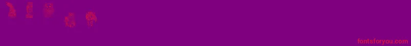 Lisätietoja BabysBreathregular-fontista BabysBreathregular-fontti – punaiset fontit violetilla taustalla