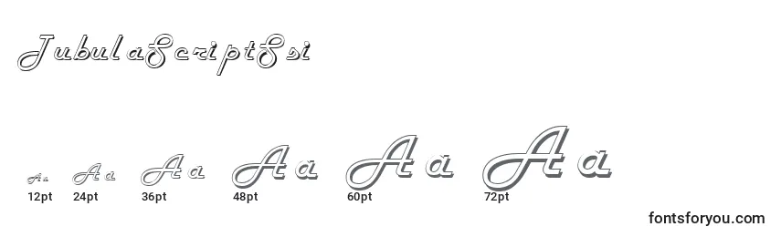 TubulaScriptSsi Font Sizes