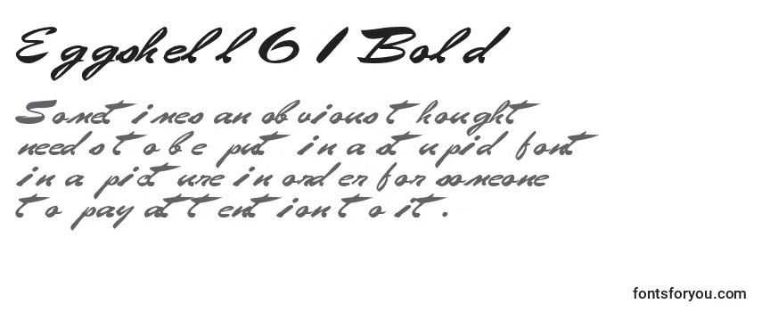 Eggshell61Bold Font