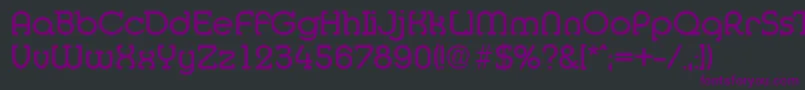 fuente MediaSerialRegularDb – Fuentes Moradas Sobre Fondo Negro