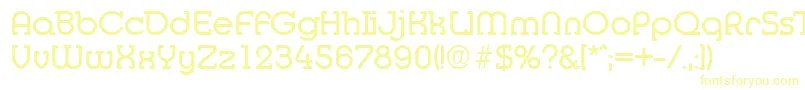 MediaSerialRegularDb Font – Yellow Fonts