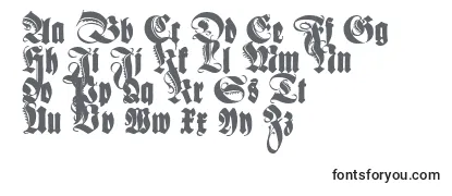 Schmaleanzeigenschriftzier Font