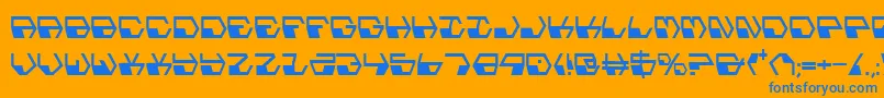 More about Deranianc Font Deranianc Font – Blue Fonts on Orange Background