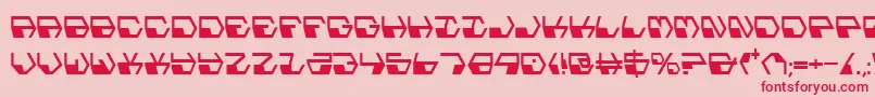 Deranianc Font – Red Fonts on Pink Background