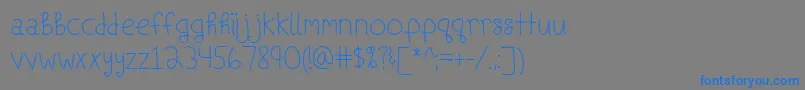 ShipsInTheNightフォントについての詳細 フォントShipsInTheNight – 灰色の背景に青い文字