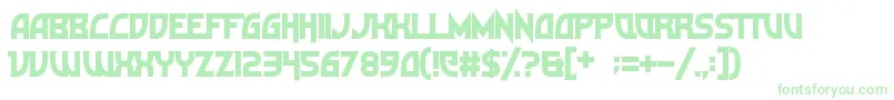 Ultramarine Font – Green Fonts on White Background