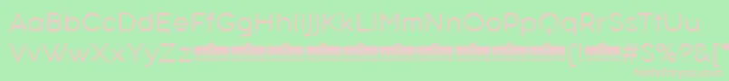 AristotelicaTextLightTrial Font – Pink Fonts on Green Background