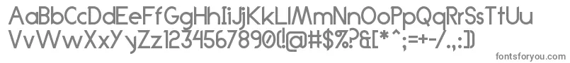 Anklada99 Font – Gray Fonts on White Background
