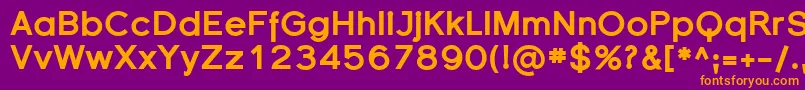 Sfflorencesansblack Font – Orange Fonts on Purple Background