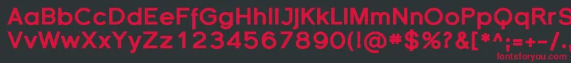 Sfflorencesansblack Font – Red Fonts on Black Background