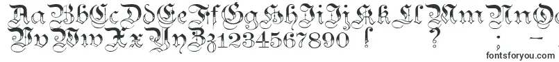 Czcionka Teutonic3 – kroje pisma artystyczne