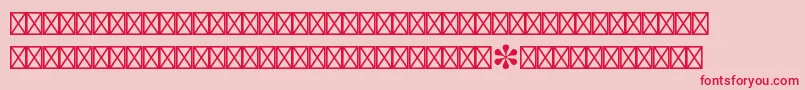 Europeanpistd3 Font – Red Fonts on Pink Background