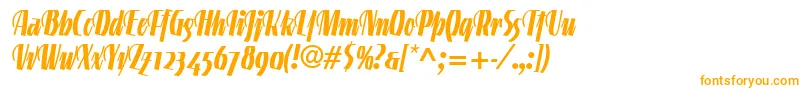 LinotypegneisenauetteBoldalt Font – Orange Fonts