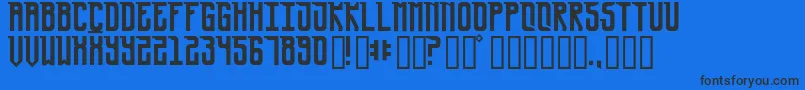 UrsaMinor Font – Black Fonts on Blue Background