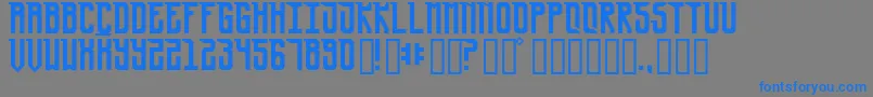 UrsaMinor Font – Blue Fonts on Gray Background