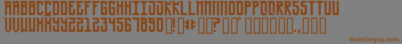 UrsaMinor Font – Brown Fonts on Gray Background