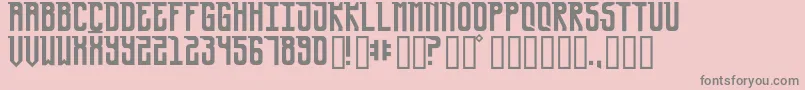 UrsaMinor Font – Gray Fonts on Pink Background
