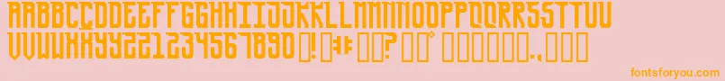 UrsaMinor Font – Orange Fonts on Pink Background