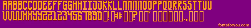 UrsaMinor Font – Orange Fonts on Purple Background